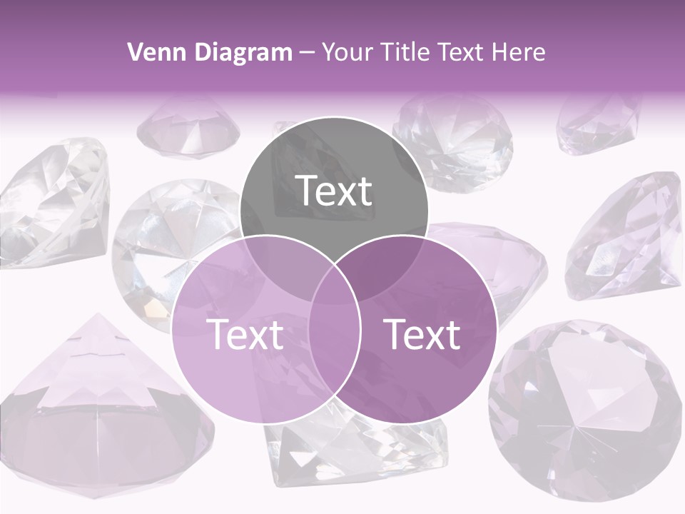 Circle Gemstone Shine PowerPoint Template