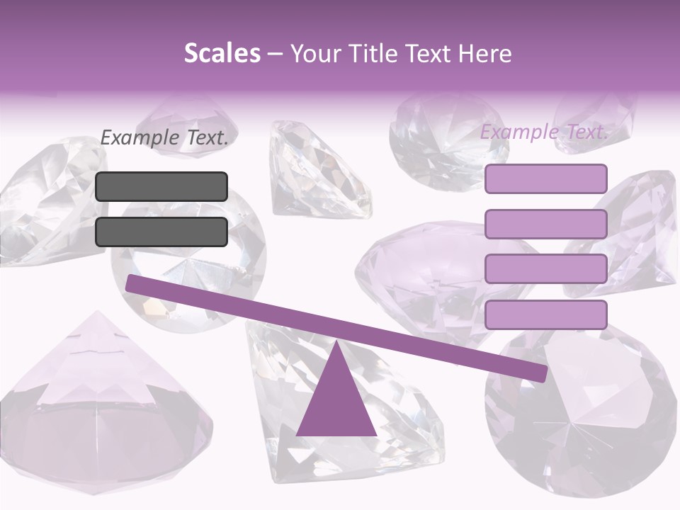 Circle Gemstone Shine PowerPoint Template