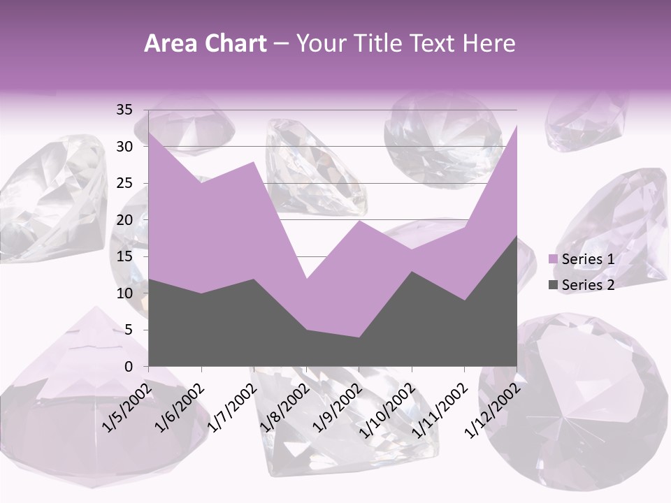 Circle Gemstone Shine PowerPoint Template