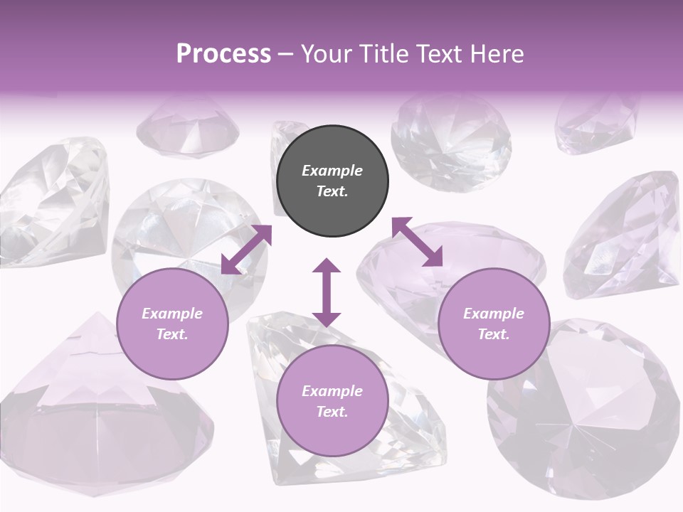 Circle Gemstone Shine PowerPoint Template