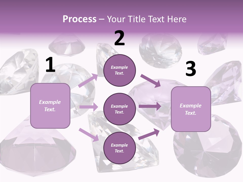 Circle Gemstone Shine PowerPoint Template