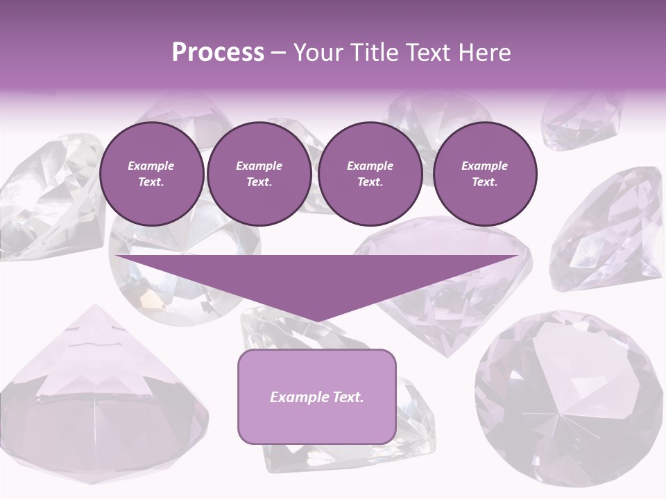 Circle Gemstone Shine PowerPoint Template