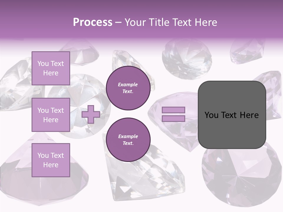 Circle Gemstone Shine PowerPoint Template