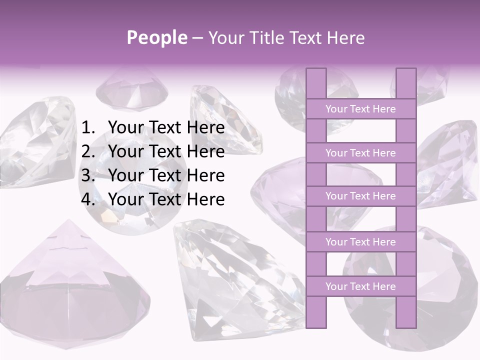 Circle Gemstone Shine PowerPoint Template