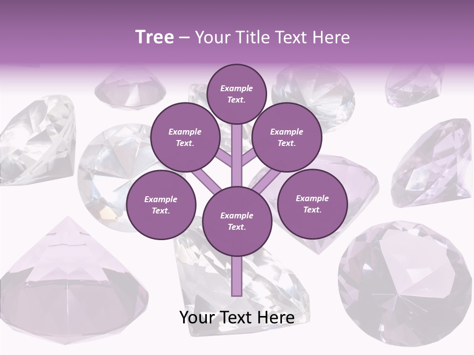 Circle Gemstone Shine PowerPoint Template