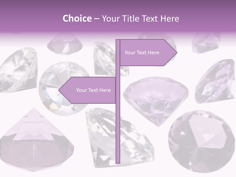 Circle Gemstone Shine PowerPoint Template