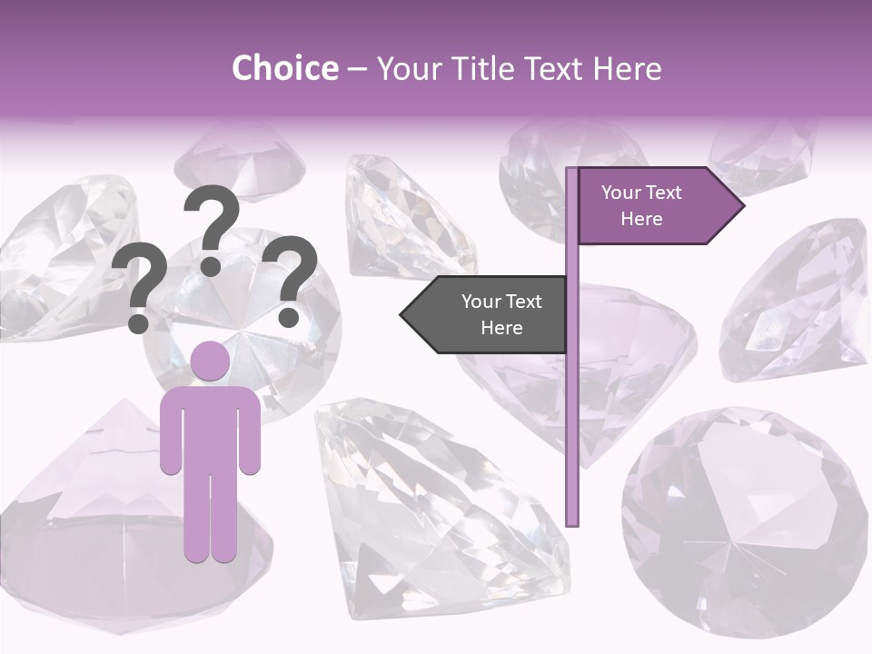 Circle Gemstone Shine PowerPoint Template