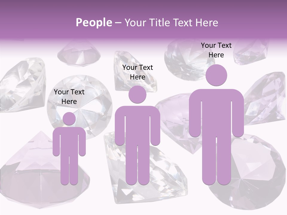 Circle Gemstone Shine PowerPoint Template