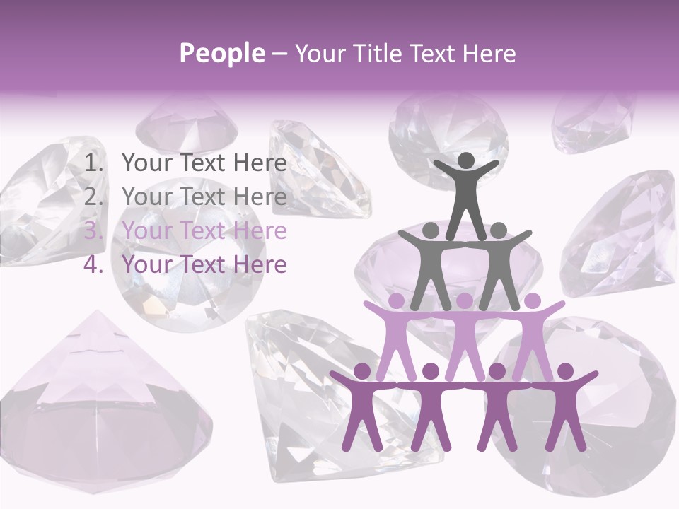 Circle Gemstone Shine PowerPoint Template