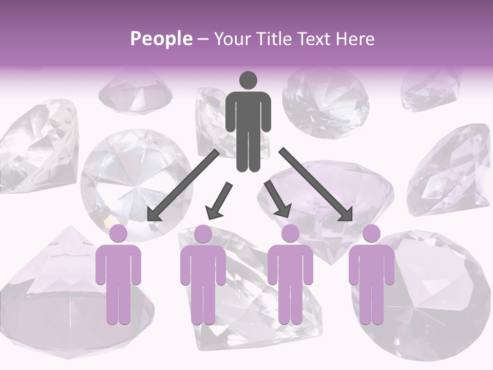 Circle Gemstone Shine PowerPoint Template