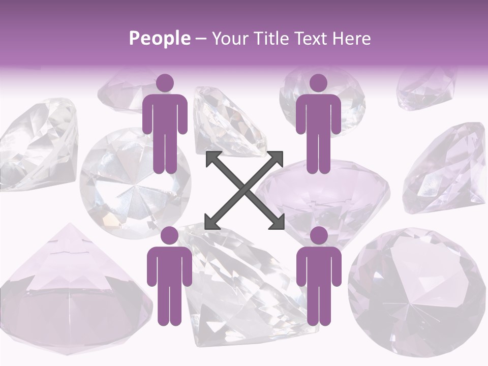 Circle Gemstone Shine PowerPoint Template