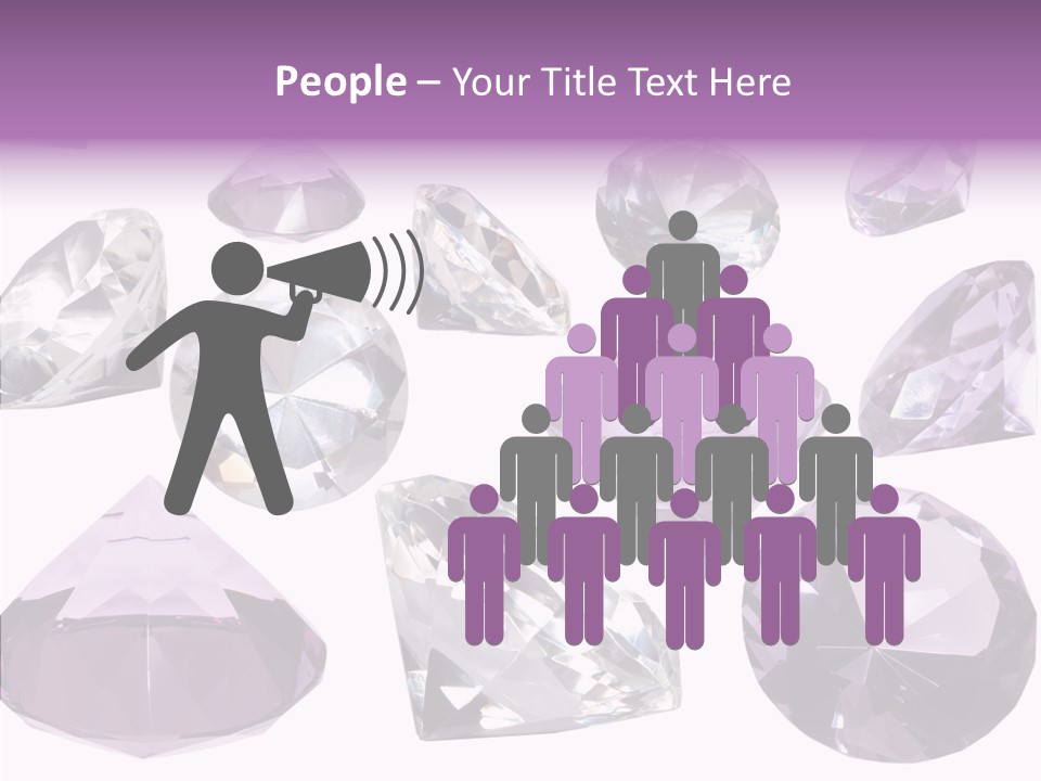 Circle Gemstone Shine PowerPoint Template