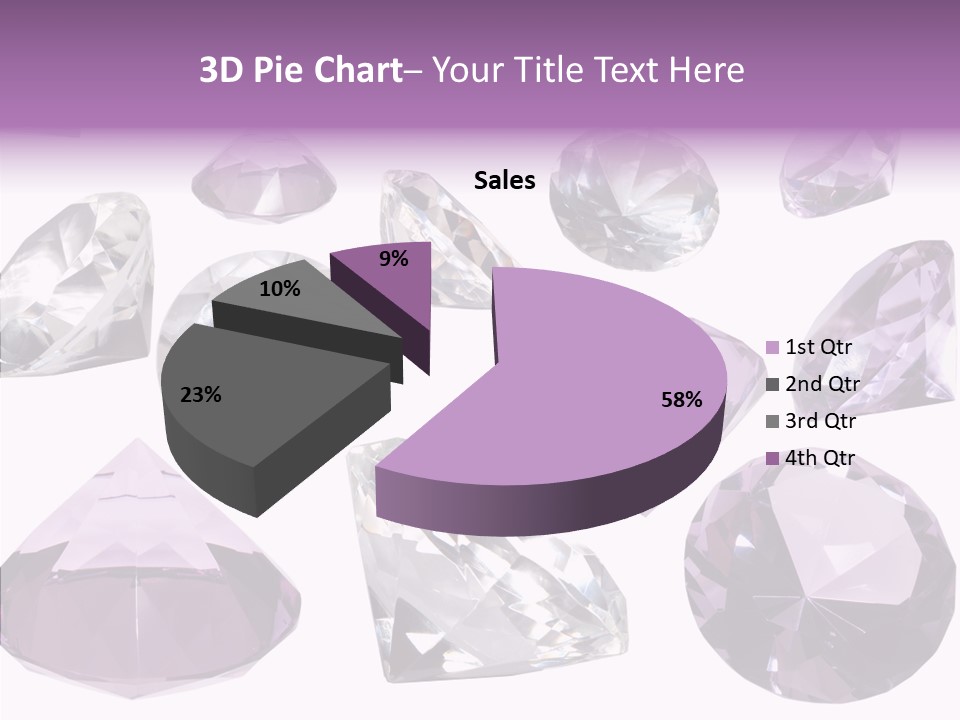 Circle Gemstone Shine PowerPoint Template