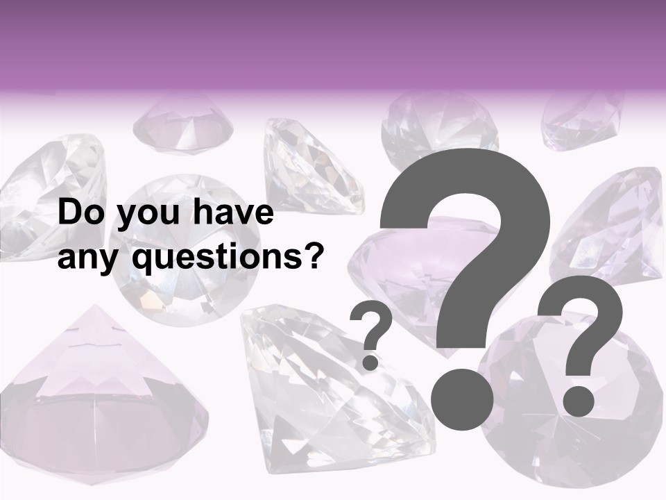 Circle Gemstone Shine PowerPoint Template