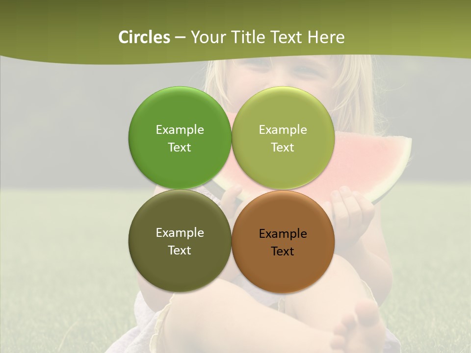 Park Toddler Eat PowerPoint Template