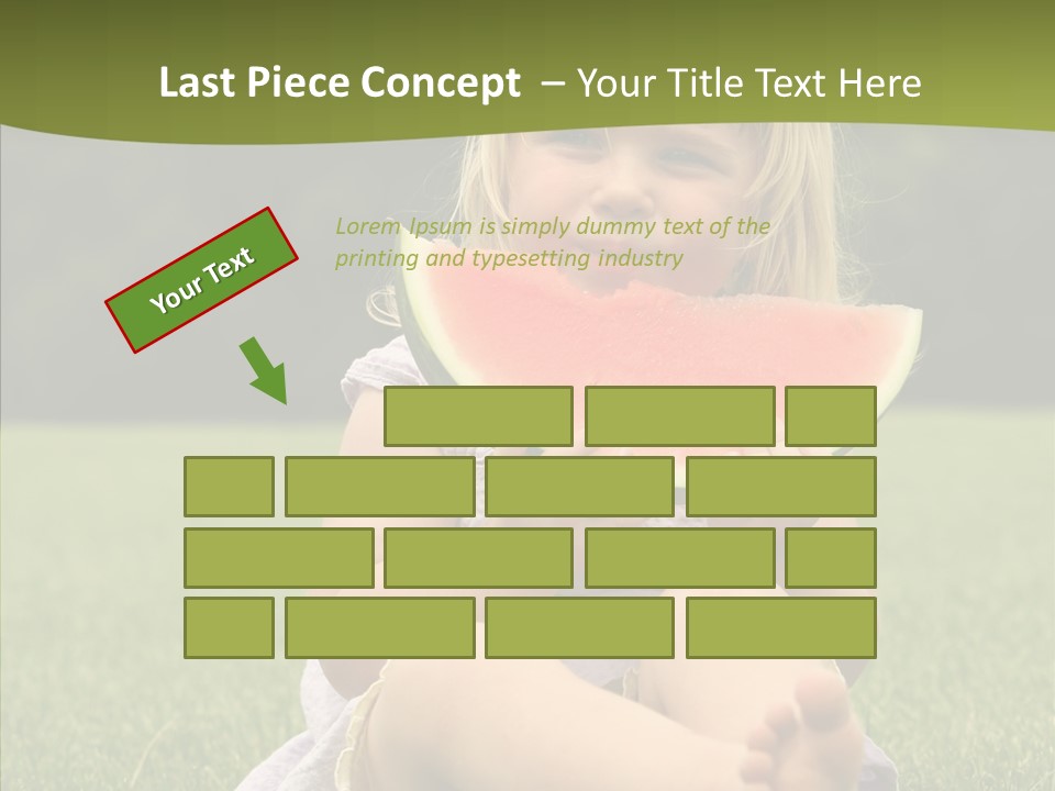 Park Toddler Eat PowerPoint Template