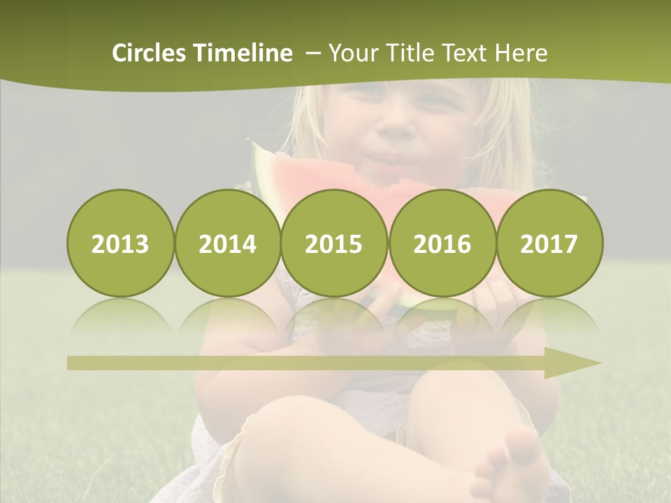 Park Toddler Eat PowerPoint Template