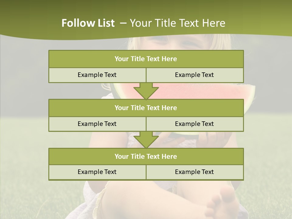 Park Toddler Eat PowerPoint Template