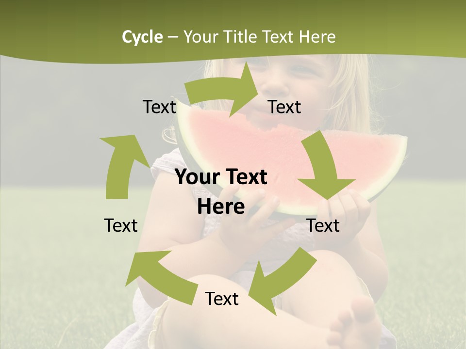 Park Toddler Eat PowerPoint Template