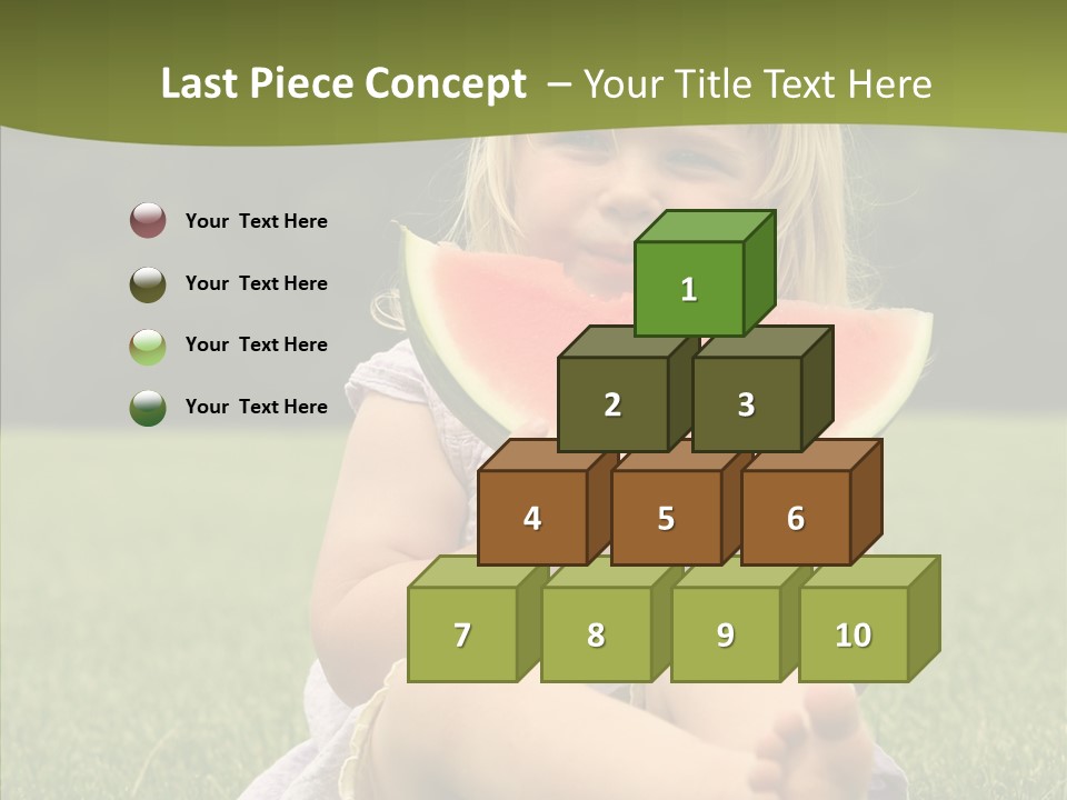 Park Toddler Eat PowerPoint Template