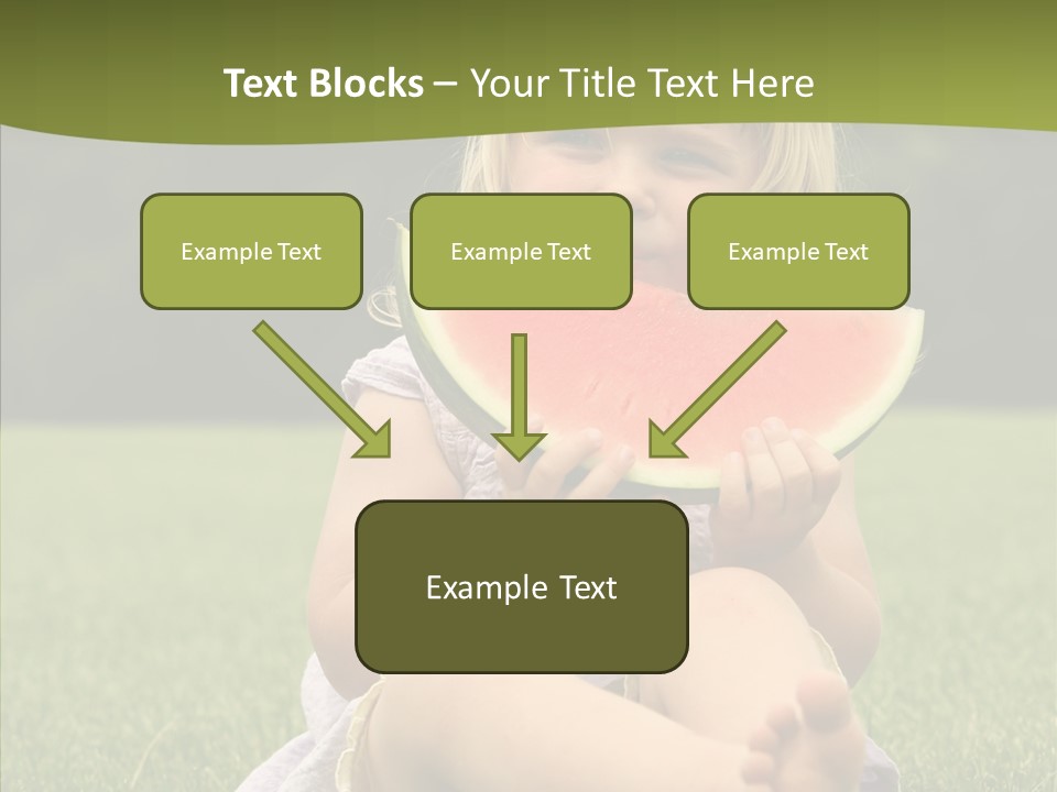 Park Toddler Eat PowerPoint Template