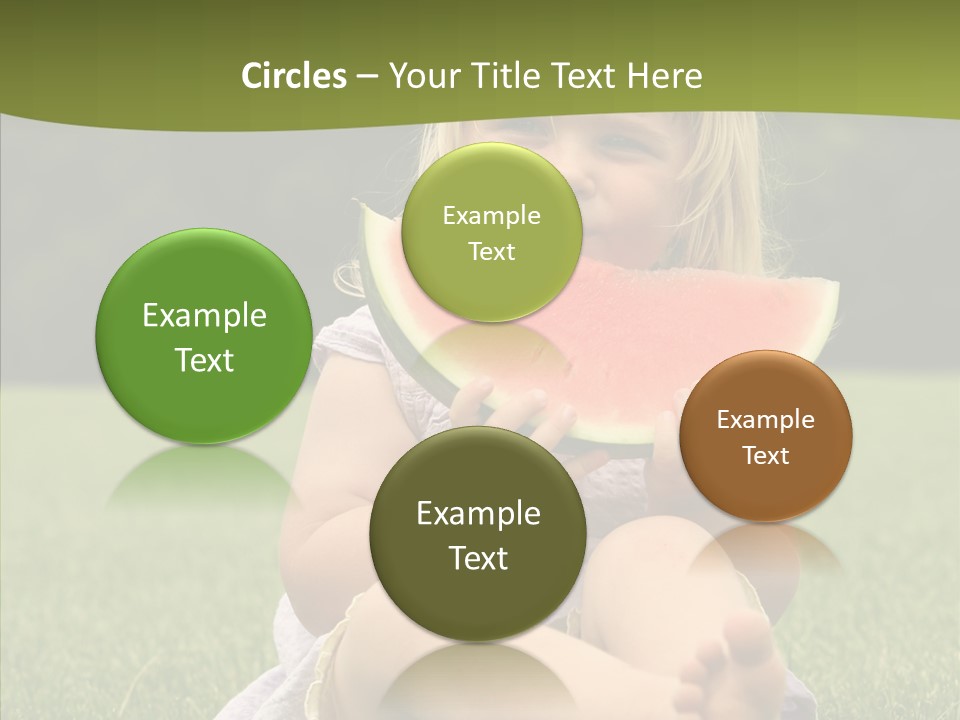 Park Toddler Eat PowerPoint Template