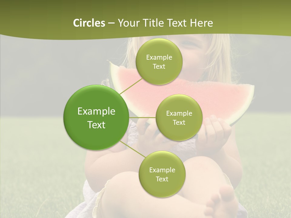 Park Toddler Eat PowerPoint Template