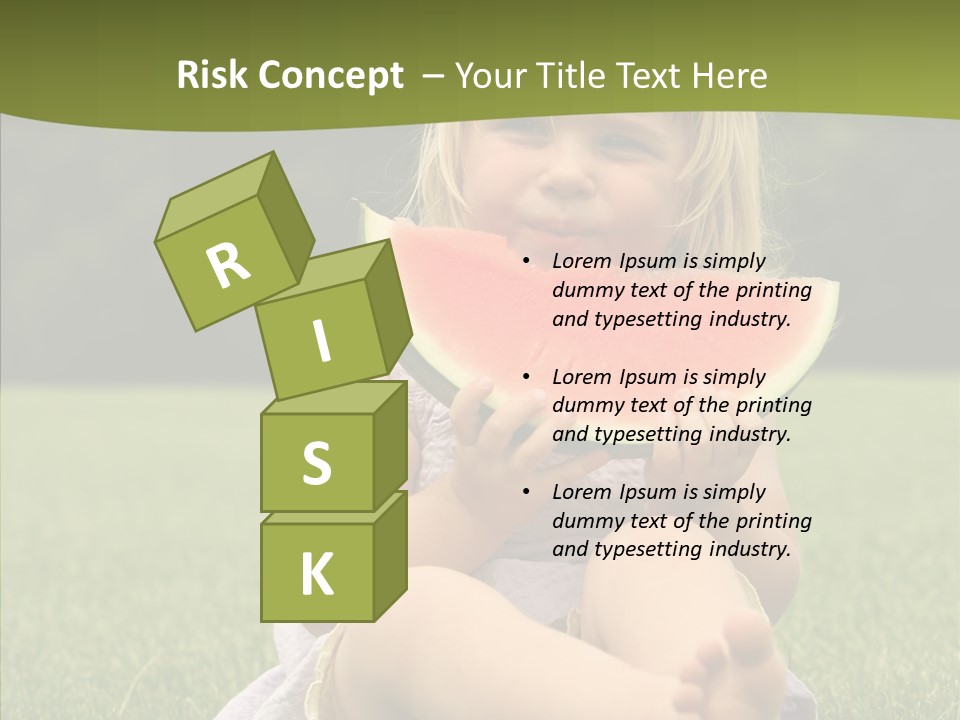 Park Toddler Eat PowerPoint Template