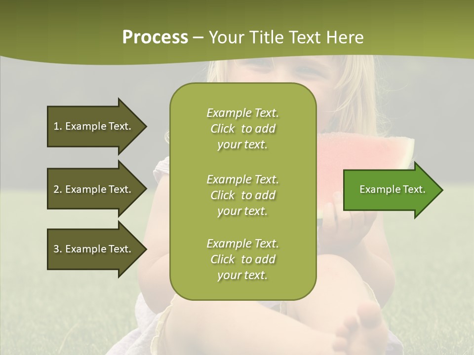 Park Toddler Eat PowerPoint Template