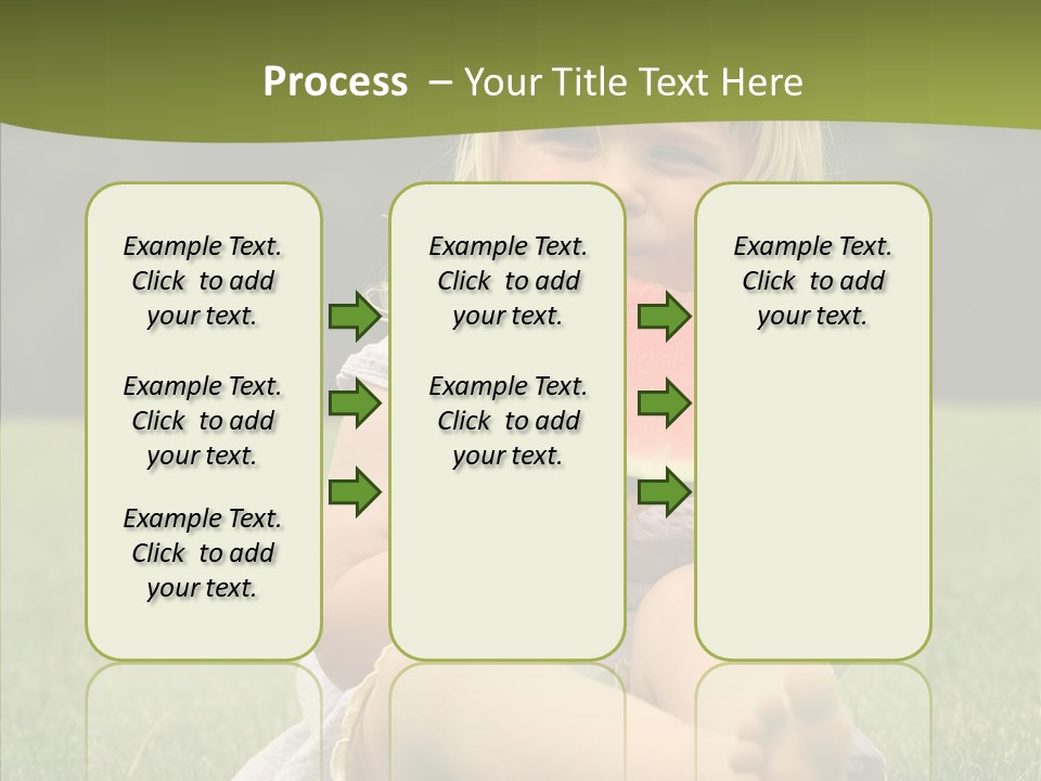 Park Toddler Eat PowerPoint Template