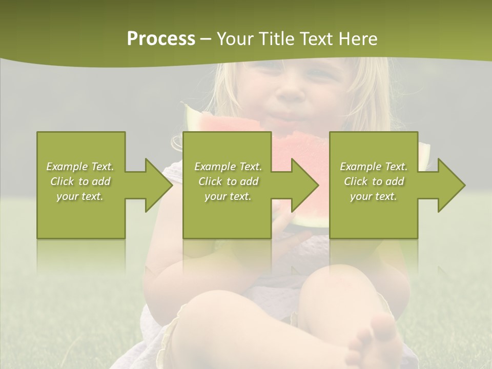 Park Toddler Eat PowerPoint Template