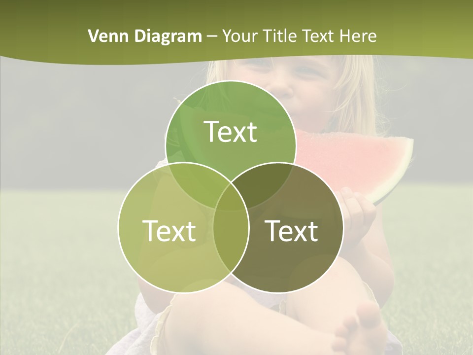 Park Toddler Eat PowerPoint Template