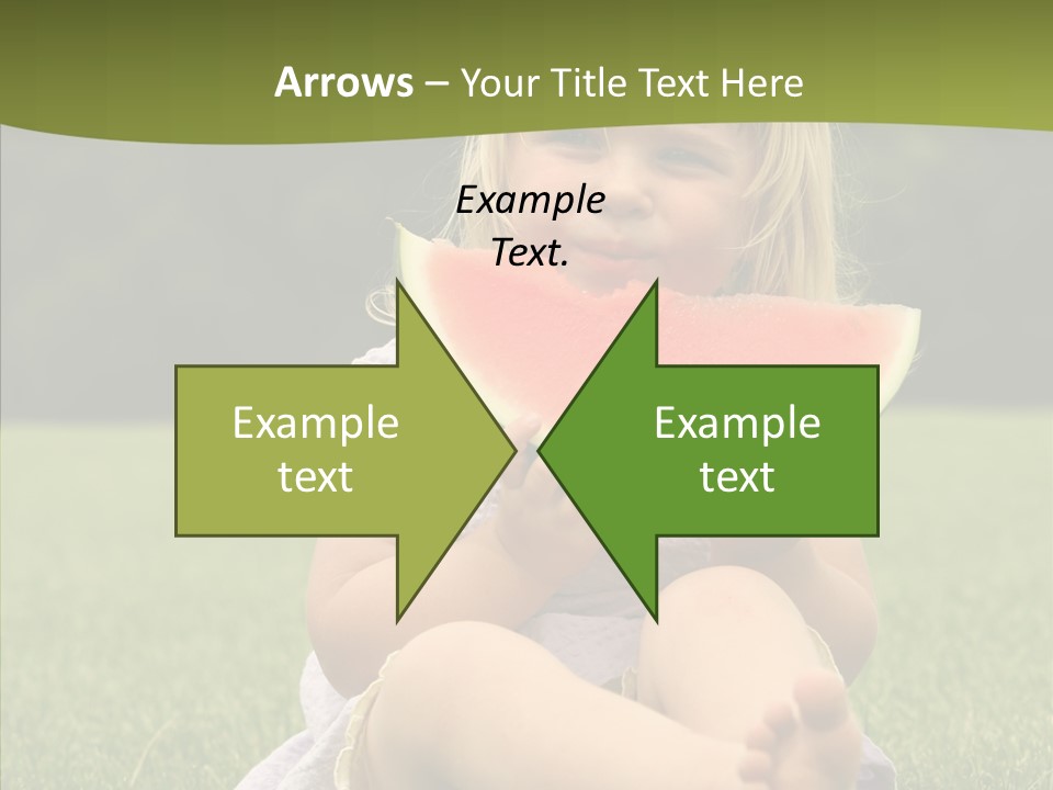 Park Toddler Eat PowerPoint Template