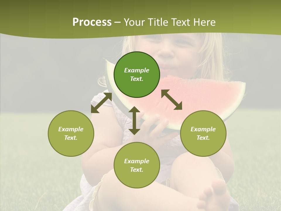 Park Toddler Eat PowerPoint Template