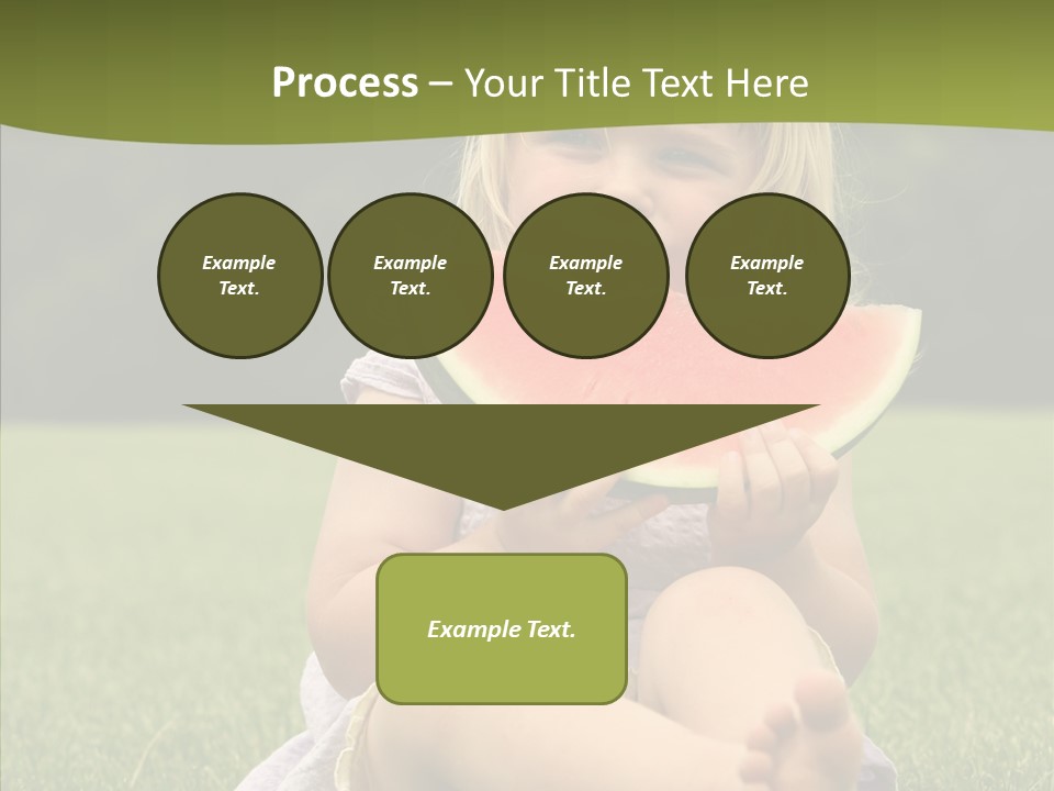 Park Toddler Eat PowerPoint Template