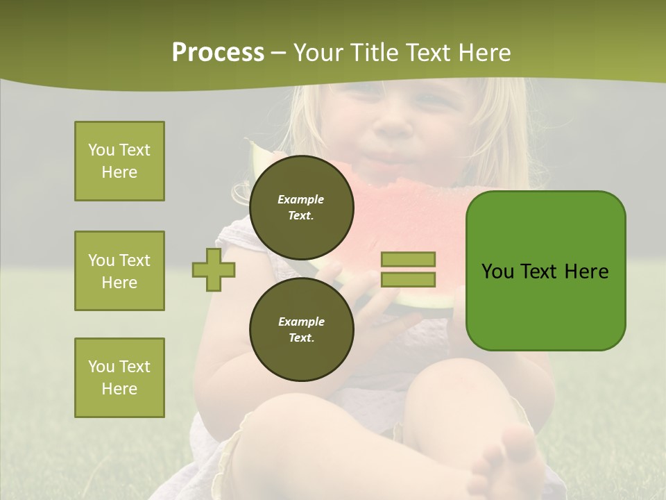Park Toddler Eat PowerPoint Template