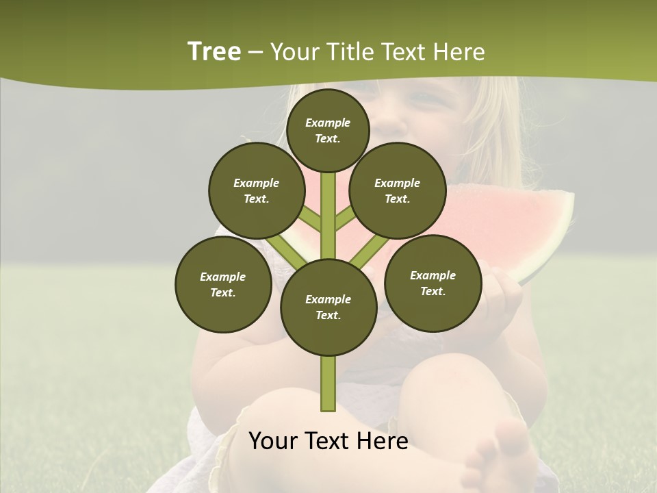 Park Toddler Eat PowerPoint Template