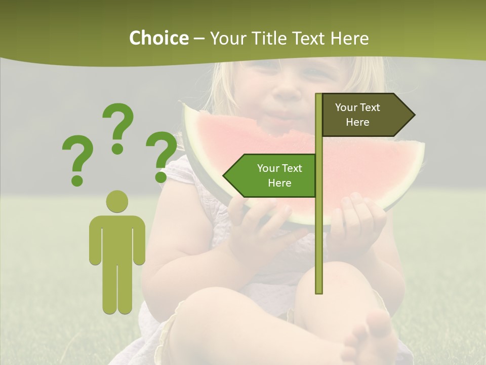 Park Toddler Eat PowerPoint Template