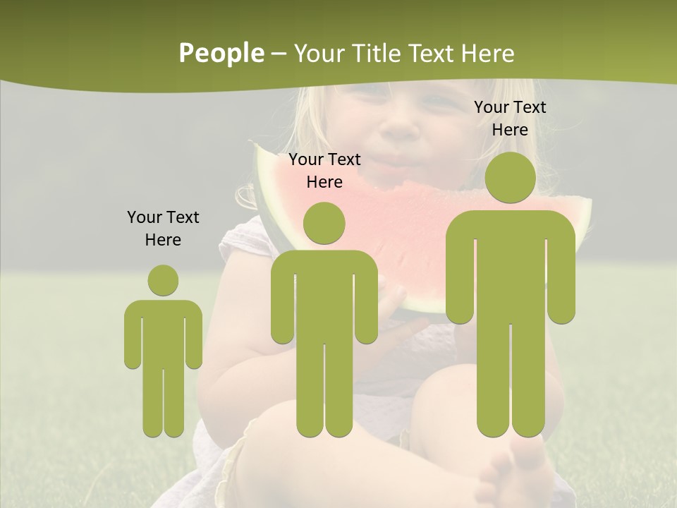 Park Toddler Eat PowerPoint Template