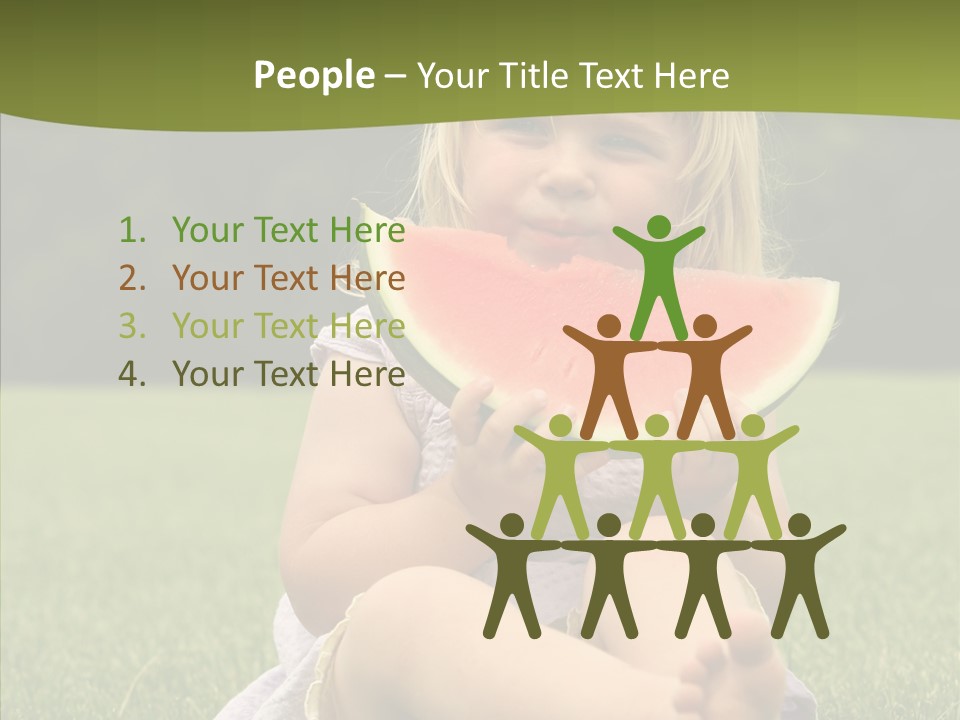 Park Toddler Eat PowerPoint Template