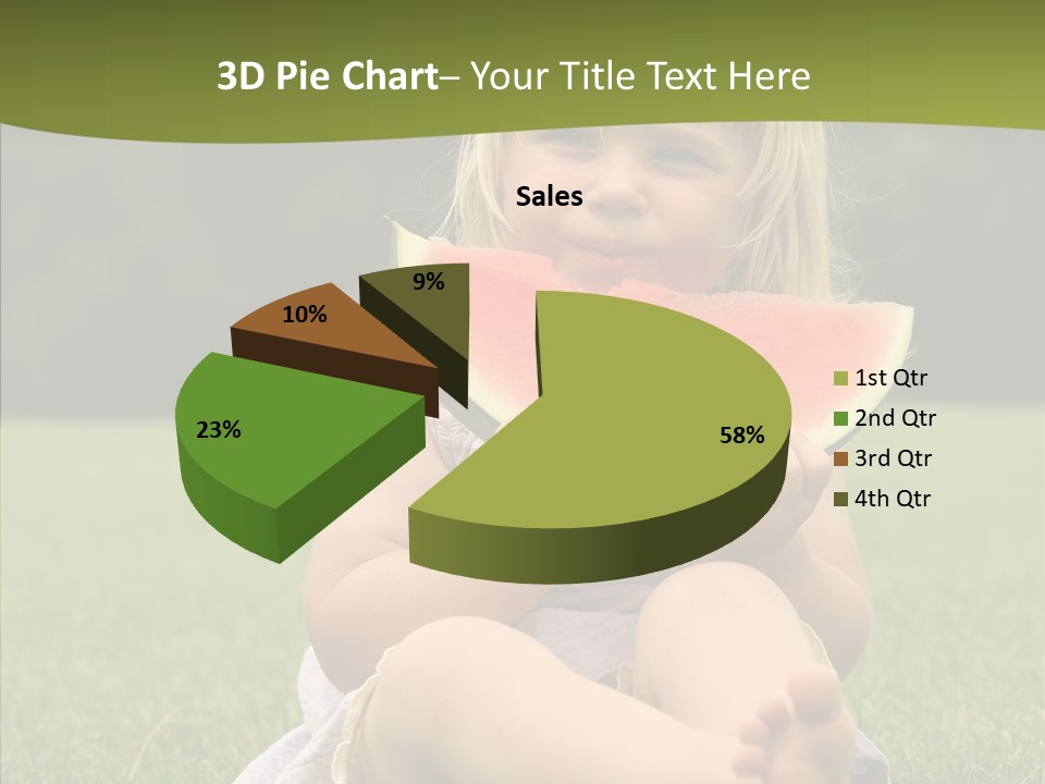 Park Toddler Eat PowerPoint Template