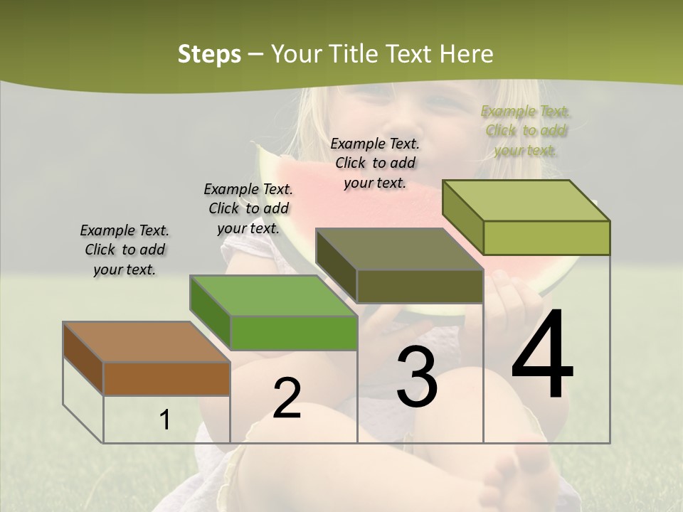 Park Toddler Eat PowerPoint Template