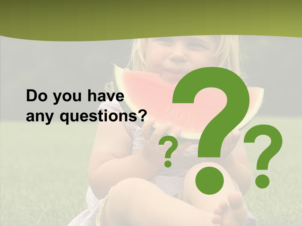 Park Toddler Eat PowerPoint Template