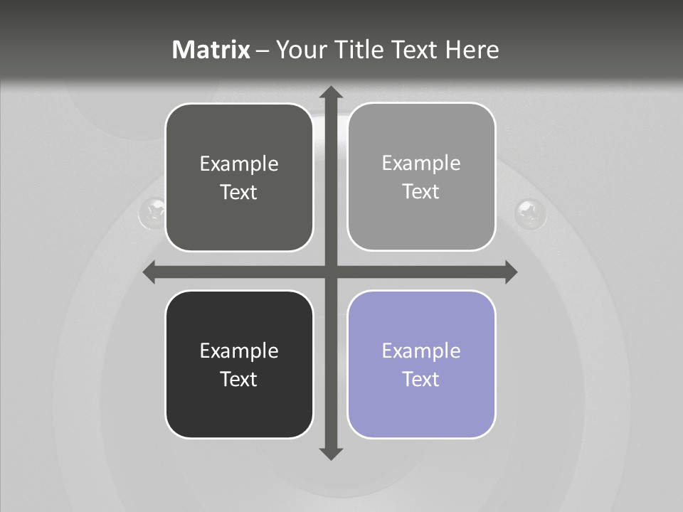 Lighted Studio Sound PowerPoint Template