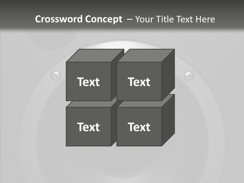 Lighted Studio Sound PowerPoint Template