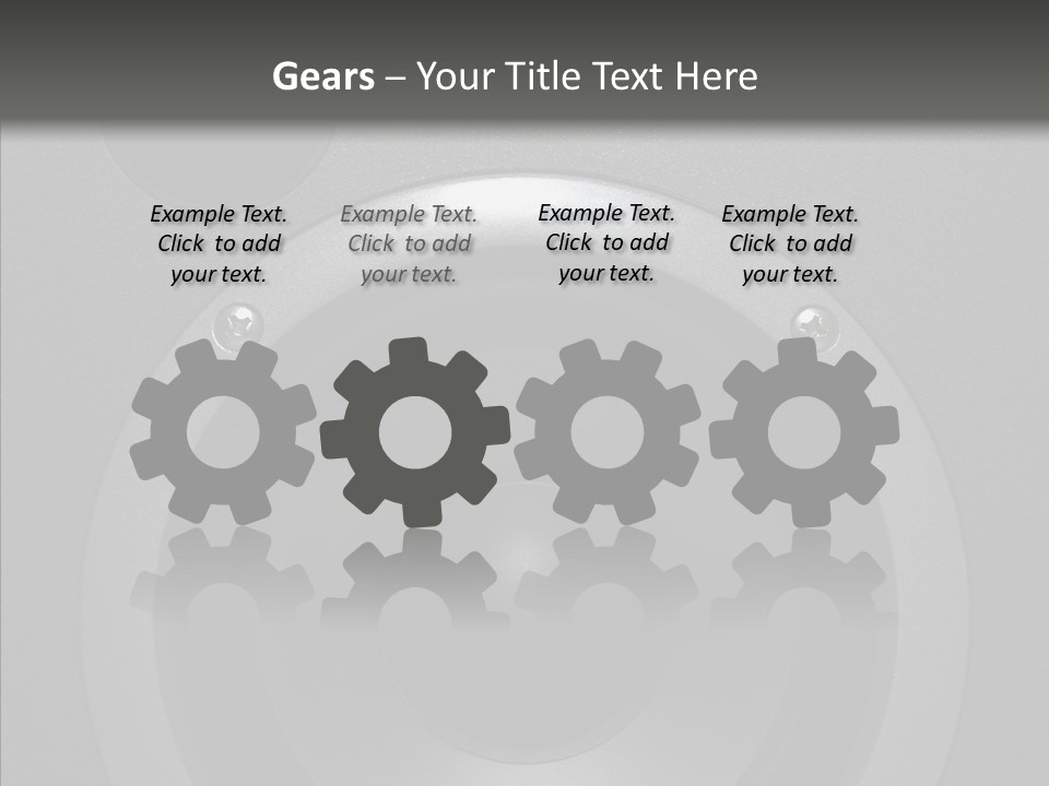 Lighted Studio Sound PowerPoint Template