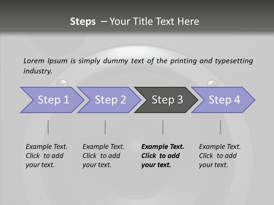 Lighted Studio Sound PowerPoint Template
