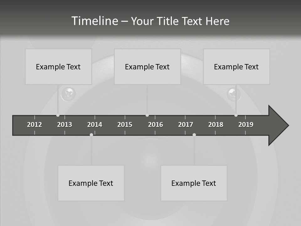 Lighted Studio Sound PowerPoint Template
