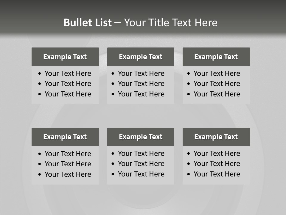 Lighted Studio Sound PowerPoint Template