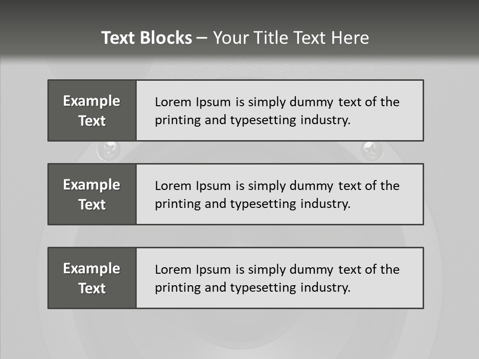 Lighted Studio Sound PowerPoint Template